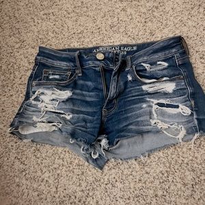 Ripped Jean shorts